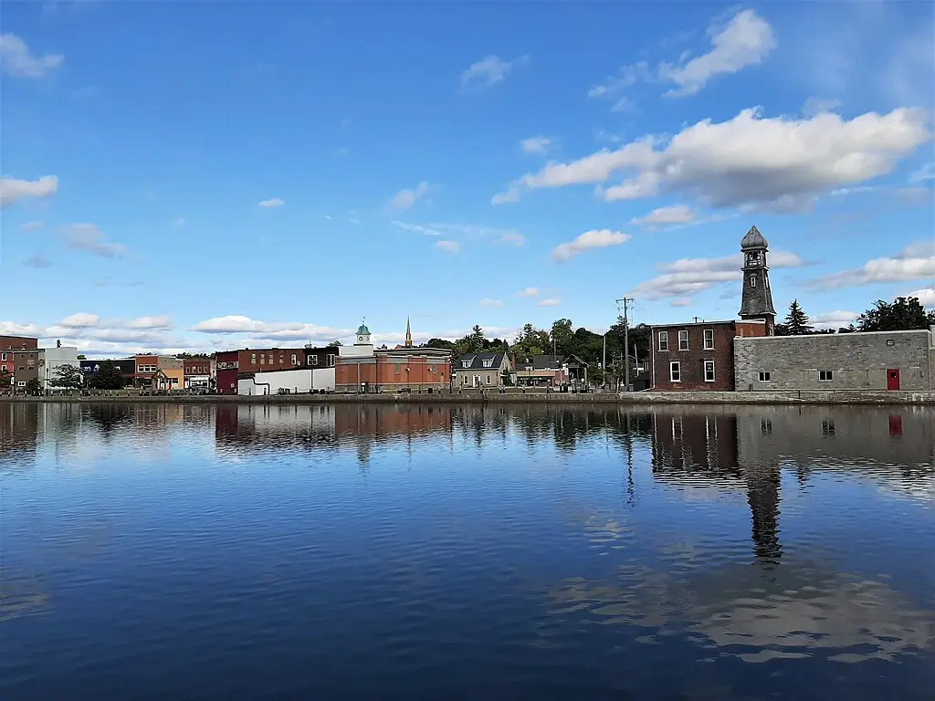 Picture of the Trent River, in Campbellford, Ontario, Canada.